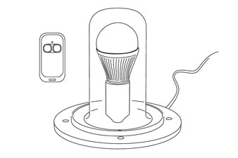 Indoor with RGB LED bulb 9W