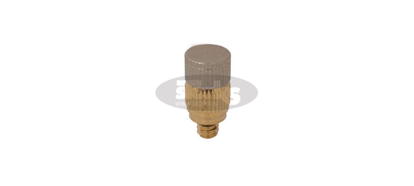 Antidrop brass nozzle with whole from 15 to 120 μm