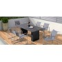 Granite SET, barva: srebrna/antracit