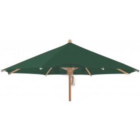 Teakwood umbrella max. R 3,5 m or 3,3 x 3,3 m Tekwood umbrella