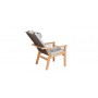 Barlow Tyrie Monterey Armchair Deep Seating - Teak & Cord