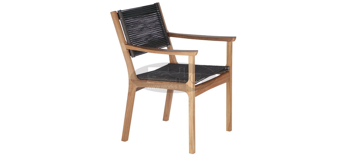 Barlow Tyrie Monterey Armchair - Teak & Cord