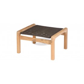 Barlow Tyrie Monterey Ottoman Deep Seating - Teak & Cord Barlow Tyrie Monterey počivalnik za noge - tik in vrv