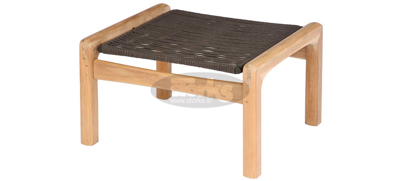 Barlow Tyrie Monterey Ottoman Deep Seating - Teak & Cord