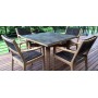 Barlow Tyrie Monterey Dining Table 100 Square - Teak & Ceramic