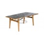 Barlow Tyrie Monterey Dining Table 200 Rectangular - Teak & Ceramic