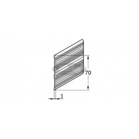 Aluminijasti zaključni element
