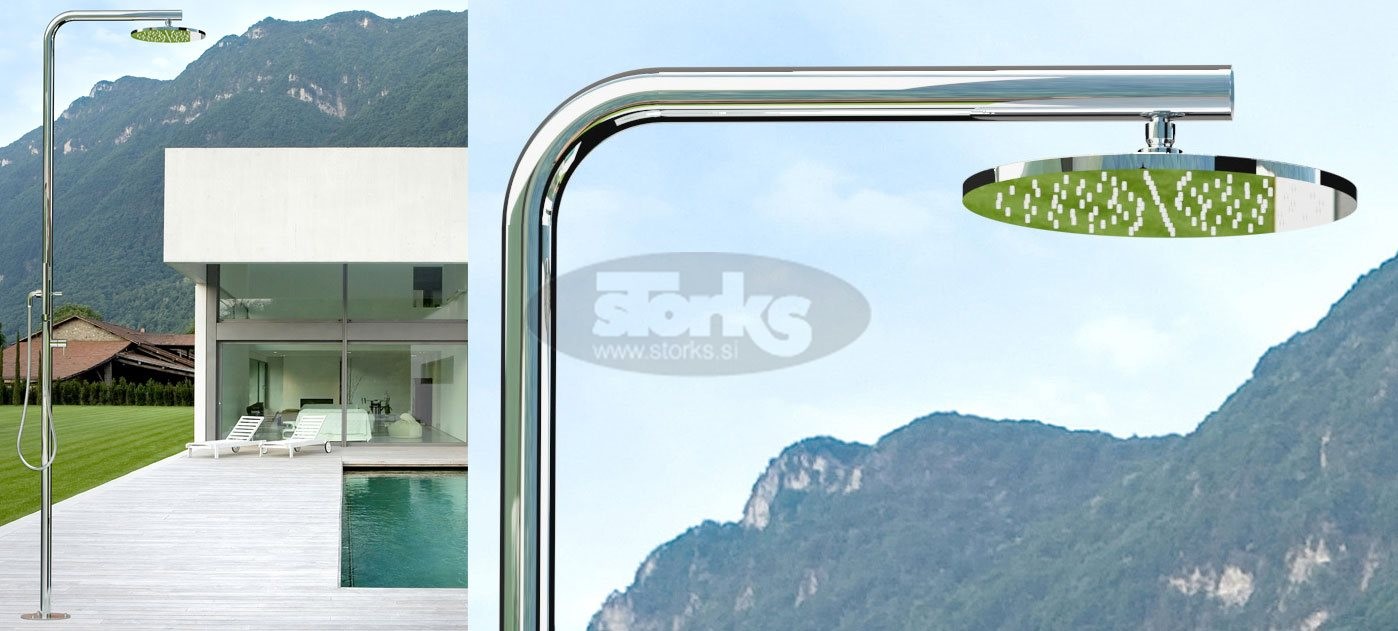 Standard outside shower