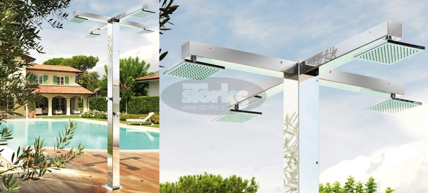 Square 4 zunanji tuš