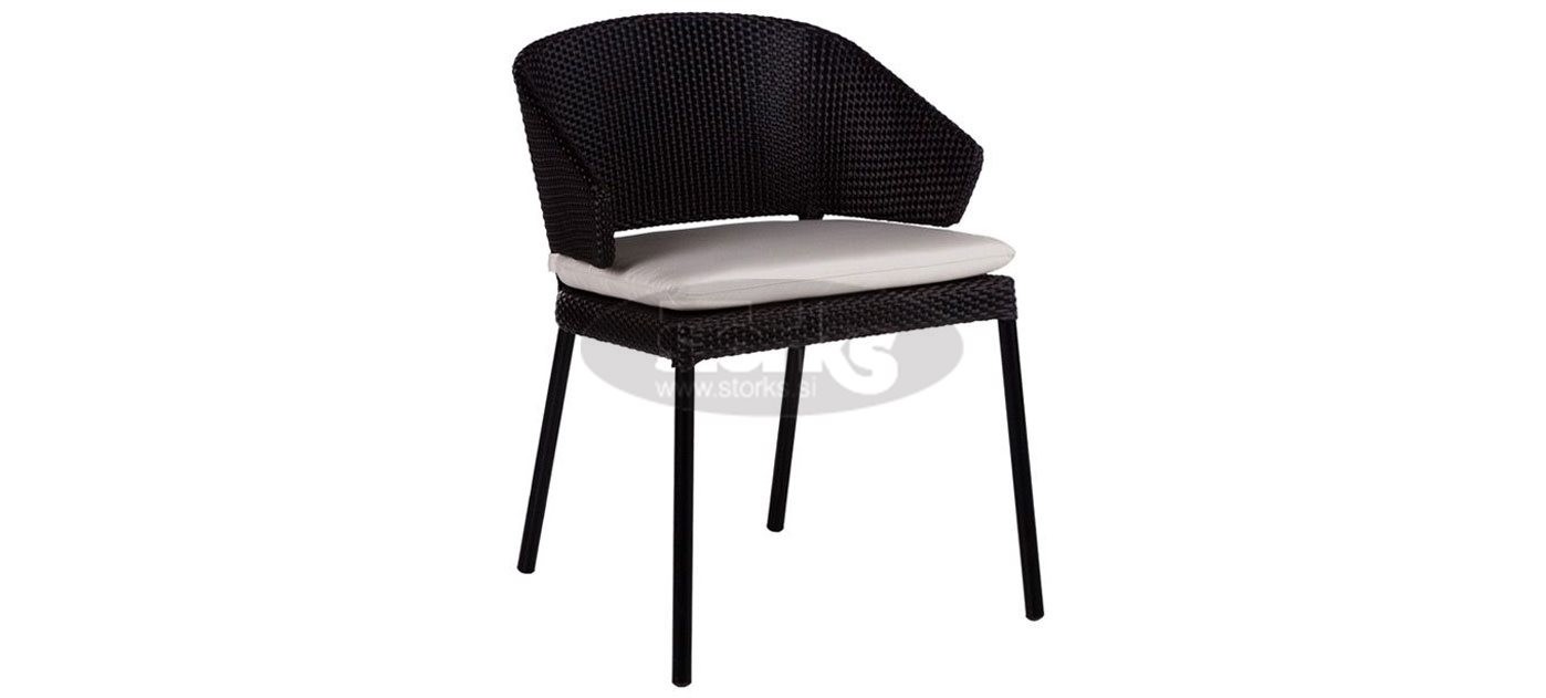 Point Fennec armchair, color: black 59 or ivory 36
