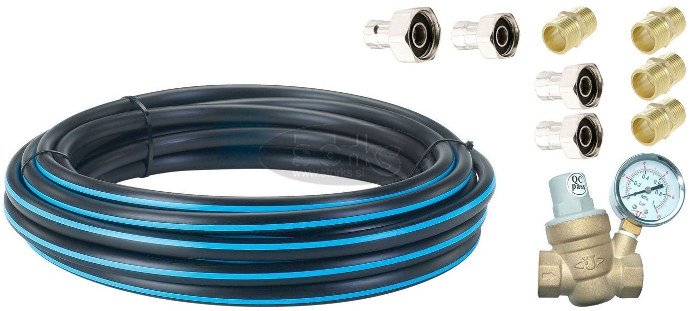 Standard connection KIT for pump with 2 filters and pressure reduce valve