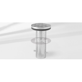 Ground socket M8, galvanized steel Ground socket M8, galvanized steel