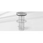 Ground socket M8, galvanized steel
