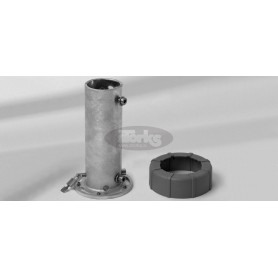Support tube M4 with profile PzS/PzN, galvanised steel Support tube M4 with profile PzS / PzN, galvanised steel