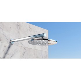 Original W, wall outside shower