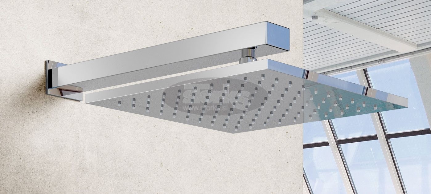 Square WG, wall outside shower