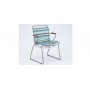 Click dining chair with armrests