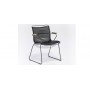 Click dining chair with armrests