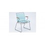 Click dining chair with armrests