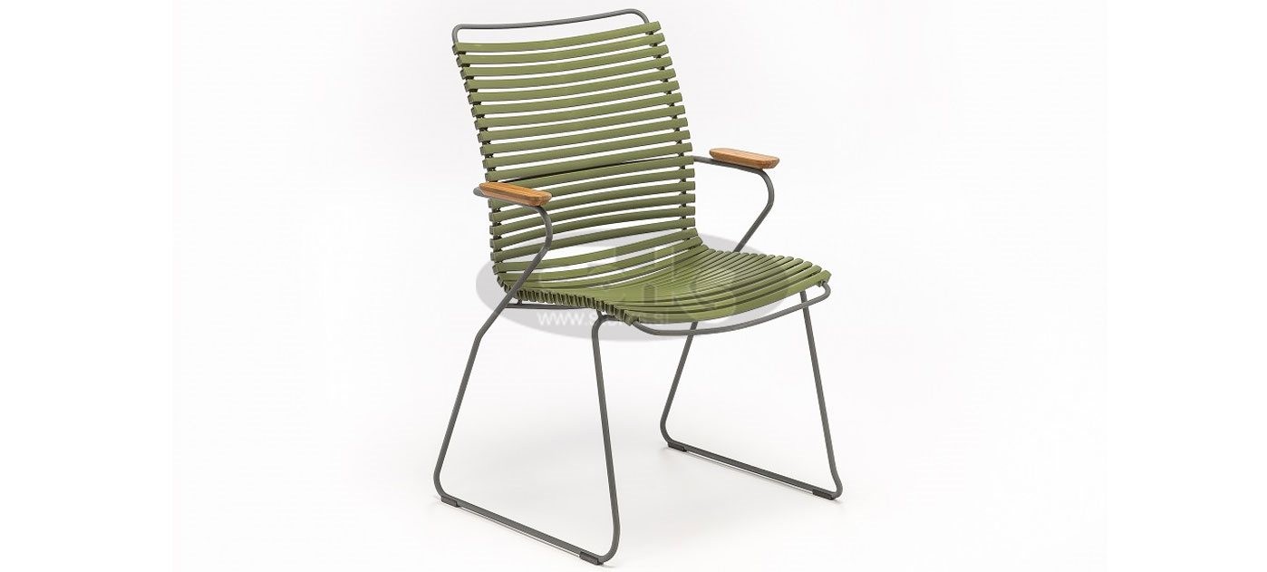 Click dining chair tall with armrests