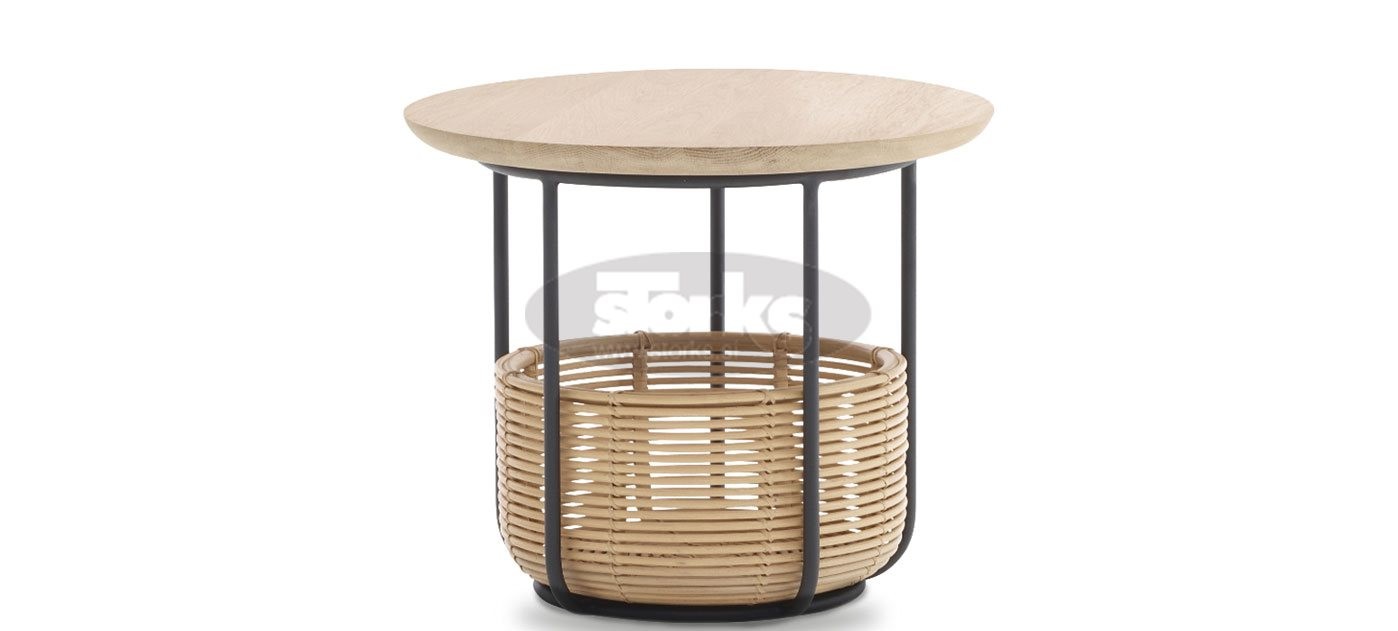 Basket side table small