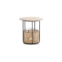 Basket side table medium