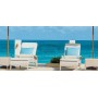 Safi sunlounger with arms