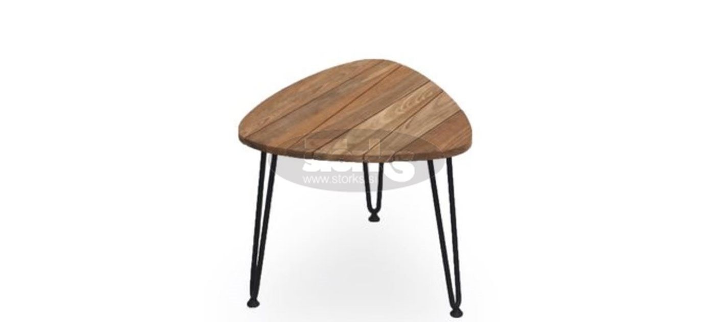 Rozy teak mala stranska mizica
