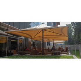 Pagoda suncobran do veličine 6 x 6 m Kite suncobran