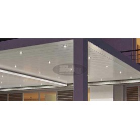Usmerjen LED reflektor z napajalnikom za bioklimatske pergola