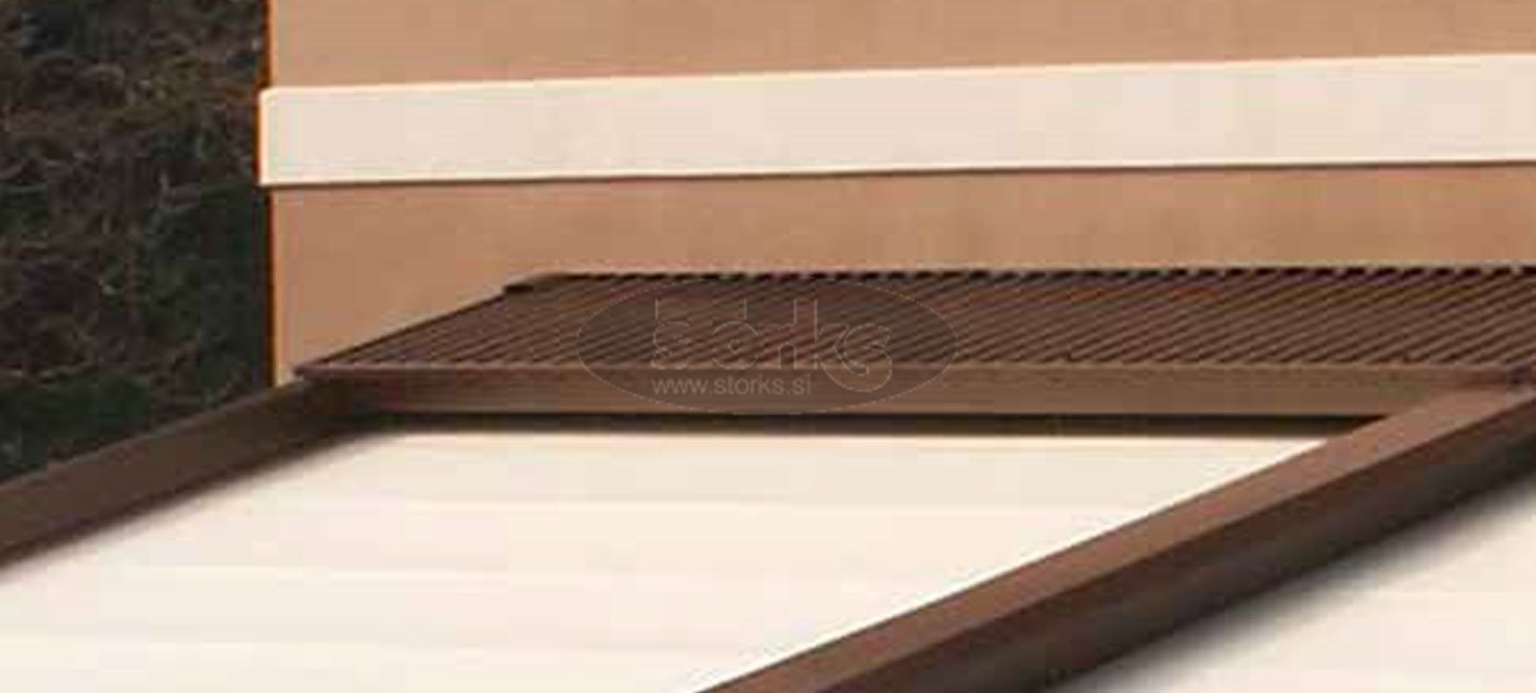 Aluminijasta streha za zaščito platna