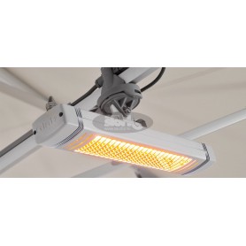 GLATZ grelec (infrardeči) za nadzor Pz14, polirani aluminij, 1500 W, 230 V, 6,5 A