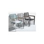 Character armchair, color: silver, cushion: white