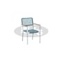 Character armchair, color: blue, cushion: white