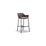 Fidel barstool, color: brown, frame: anthracite