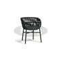 Tupile armchair, color: dark grey, frame: black