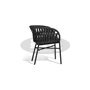 Tupile armchair, color: dark grey, frame: black