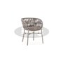 Tupile armchair, color: silver grey, frame: taupe