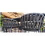 Tupile barska stolica, boja: dark grey, konstrukcija: black