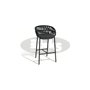 Tupile barstool, color: dark grey, frame: black