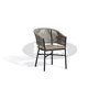 Penonome armchair, color: mild grey, frame: anthracite