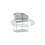 Penonome stolica, boja: light grey, konstrukcija: white