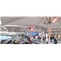Heliosa high design 11, 1500W or 2000W, infrared heater for wall or parasol installation, IPX5