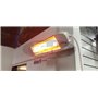 Heliosa high design 11, 1500W or 2000W, infrared heater for wall or parasol installation, IPX5