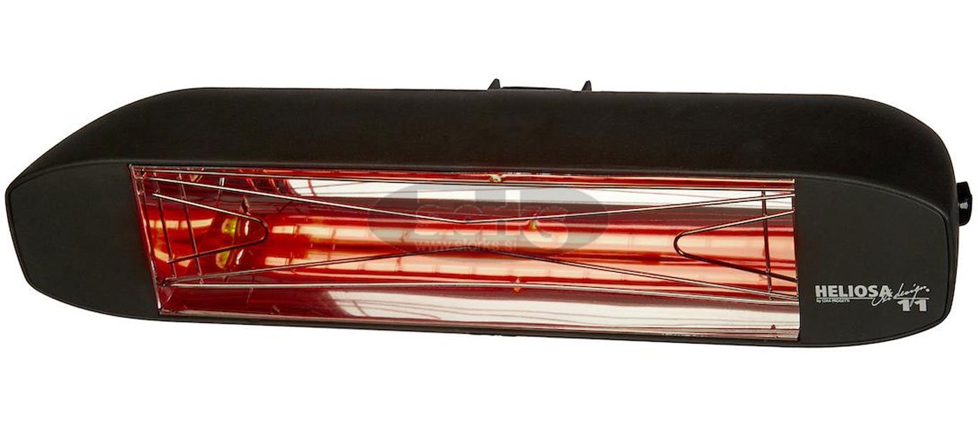 Heliosa high design 11, 1500W ali 2000W, infrardeč grelec za na steno ali senčnik, IPX5