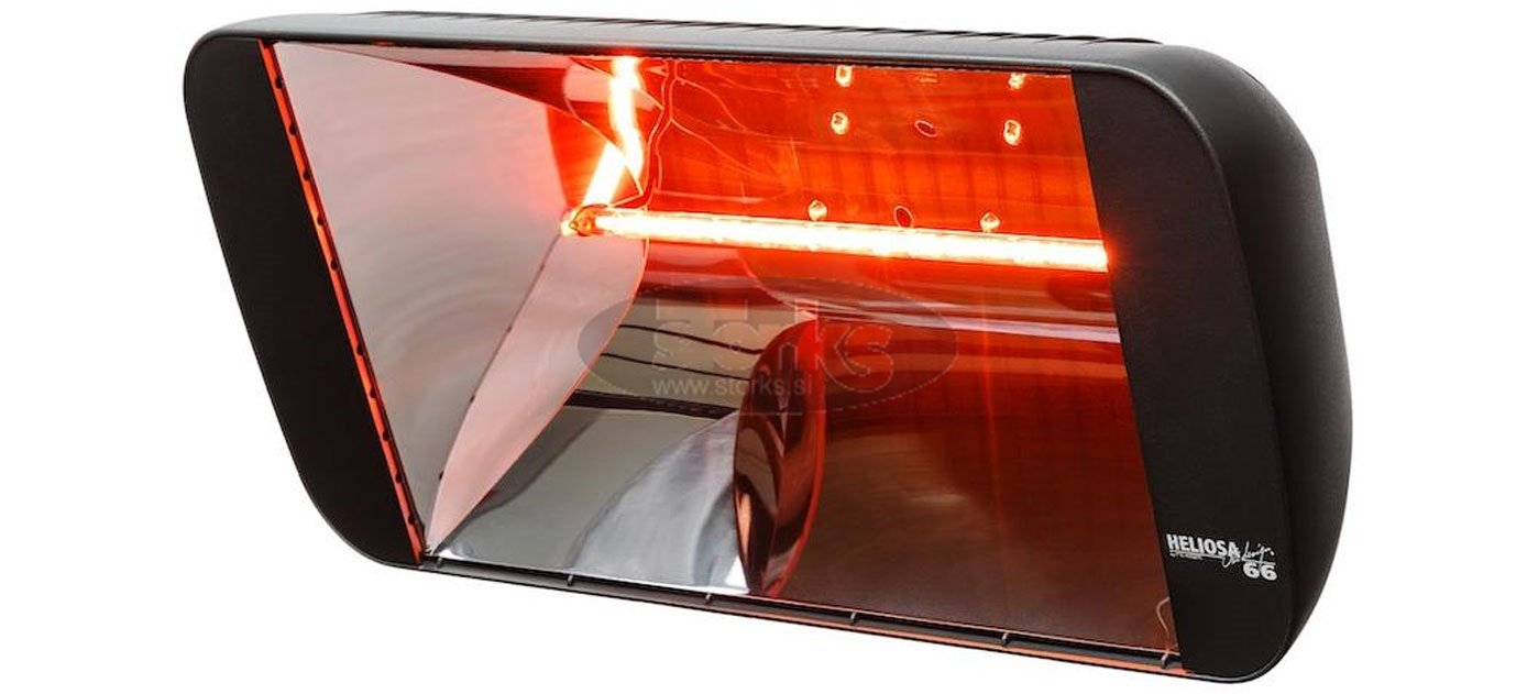 Heliosa Hi Design 66, 1500W ili 2000W infracrveni grijač, IPX5