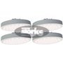 Osyrion Spot LED battery-powered light, set of 4, with remote control, including charger