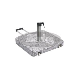 Granit base Z, 55 kg, 45 x 45 x v8 cm with wheels