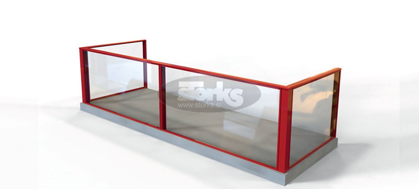 Cit i Lä glass fence