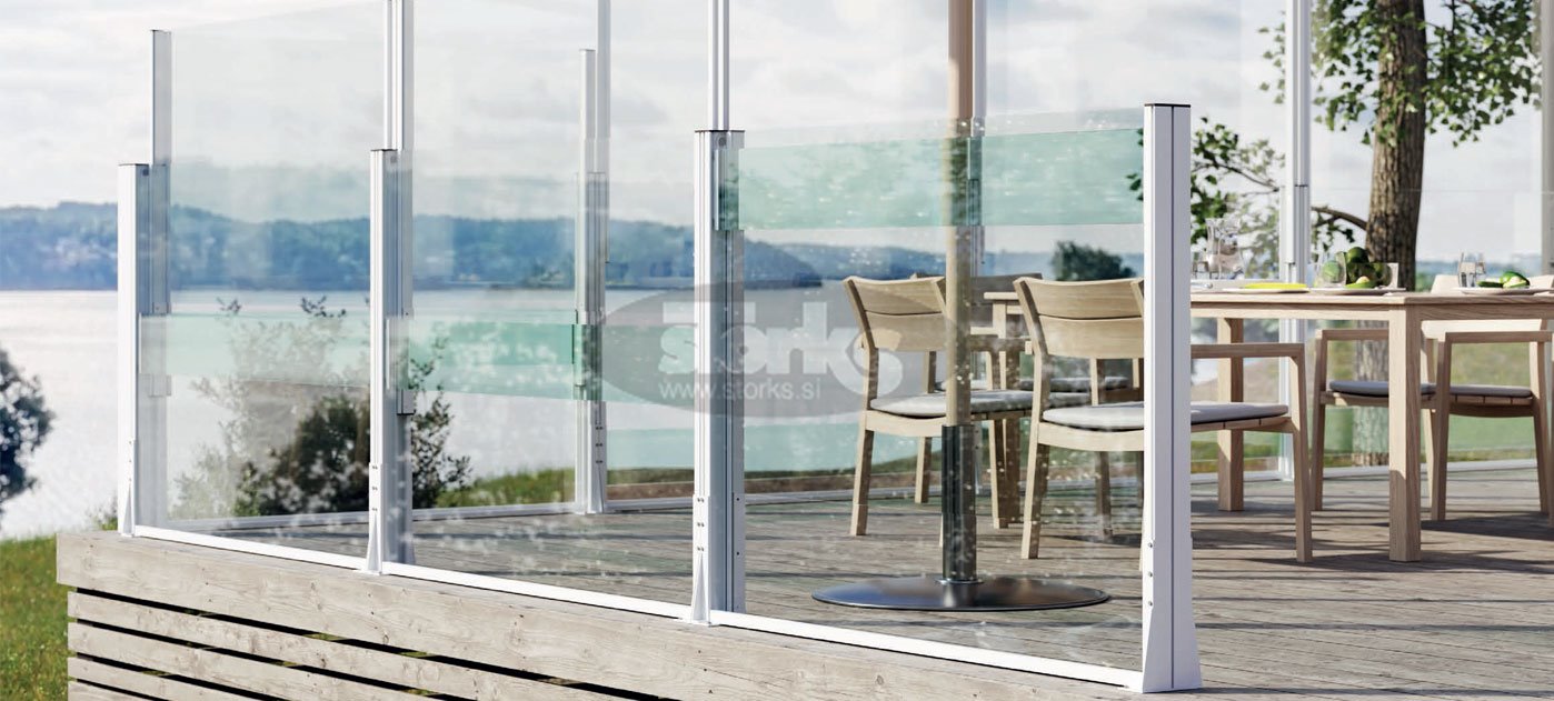 Café au Lä height-adjustable windscreen Diamond-edition